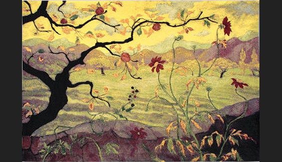 Unknown paul ranson Apple Tree with Red Fruit